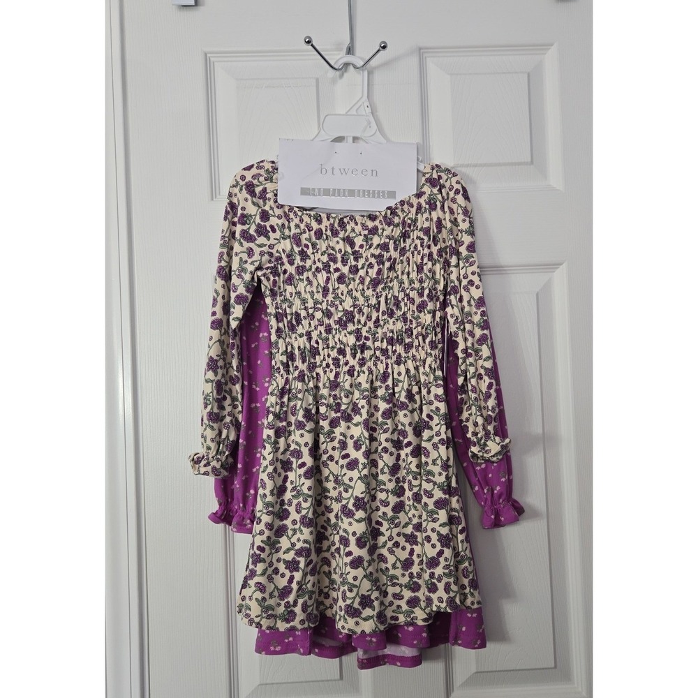 Btween Girls 2 Pack Dress set Size 5 Long Sleeve Light‎ weight NWT - Picture 4 of 7